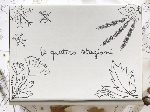 Gift box cofanetto regalo dedicato alle Quattro Stagioni