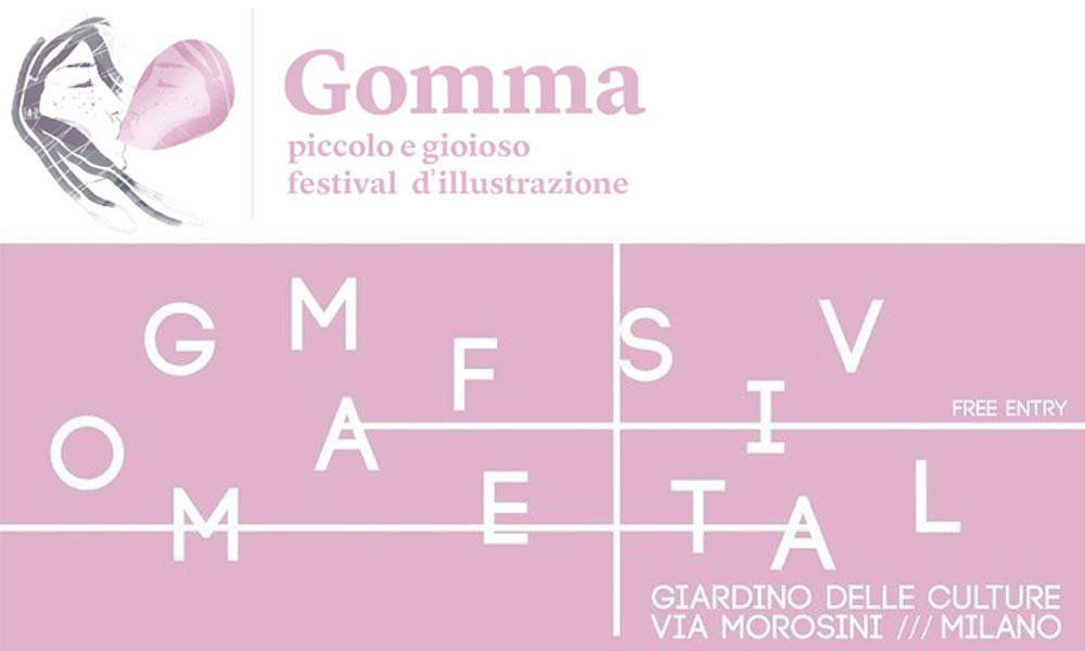 Locandina Festival d'illustrazione Gomma
