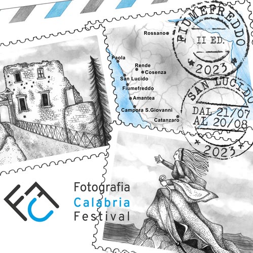 Illustrazione per il Fotografia Calabria Festival 2023 di Saraelan illustration
