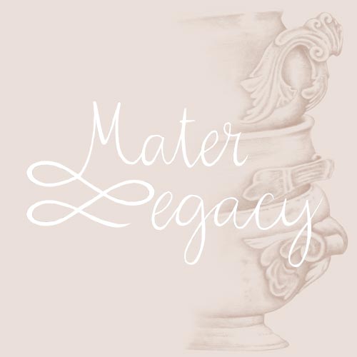 Disegno e scritta per logo Mater Legacy