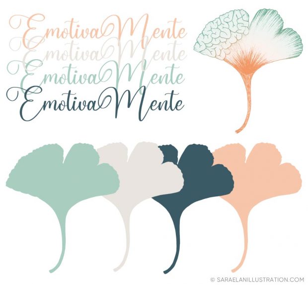 Logo EmotivaMente con colori palette