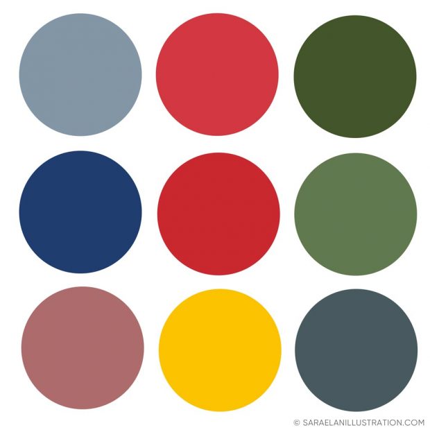Palette colori invernale